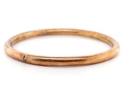 Silver lined bangle marked silver lined approx 23 grams weight, and 69mm inside diameter.