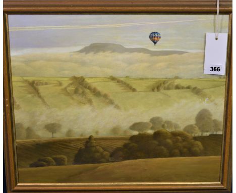 Robert B. Jefferson, Des. RCA (British, 20th century)'Flights of Fancy'oil on board, signed lower left, inscribed verso15 7/8