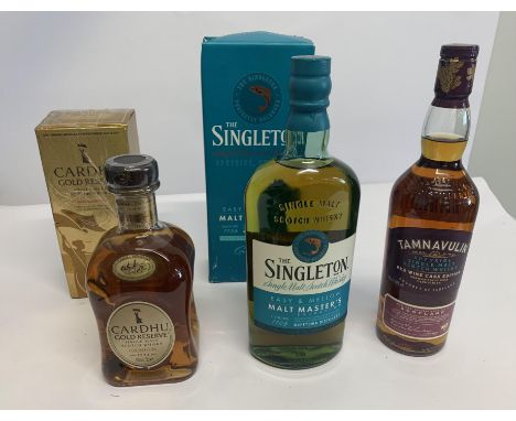 Tamnavulin Speyside Single Malt Whisky Red Wine Cask Edition 700ml, The Singleton Malt Masters Single Malt Scotch whisky 700m