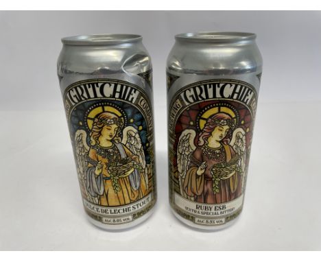 Twelve Gritchie Ruby ESB (5.5%) and Twelve Gritchie Dulce De Leche Stout (8.0%) - 440ml.