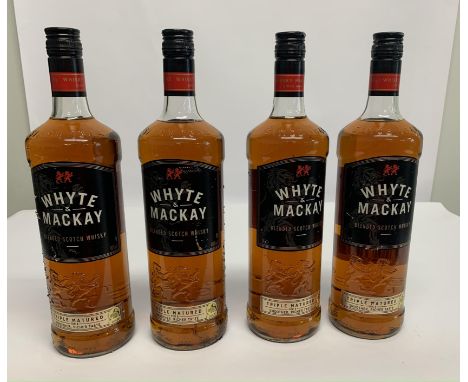 Four Whyte & Mackay Blended Scotch Whisky 4 x 1ltr.