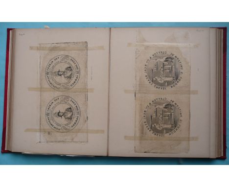 An album, the title page inscribed in ink ‘Principally from Mayer &amp; Baxter Elliott plates’, containing the transfers from