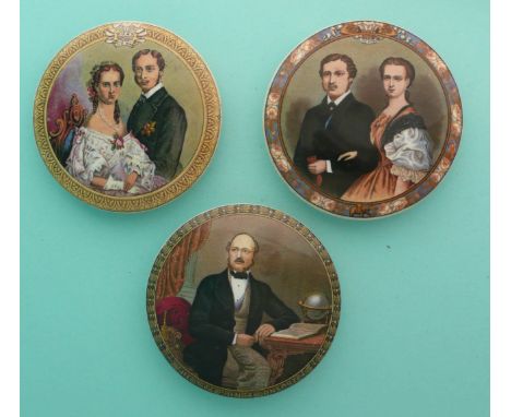 Albert Edward Prince of Wales and Princess Alexandra (155) On Their Marriage in 1863 (157) and The Late Prince Consort (153) 