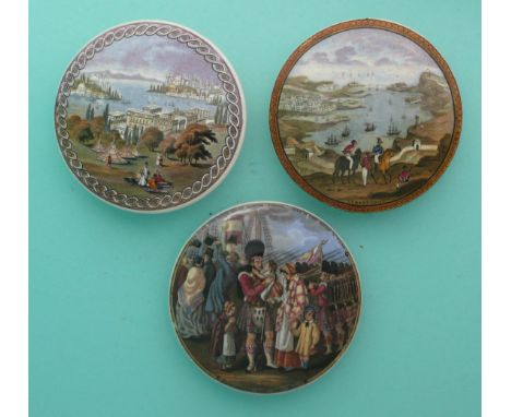 Golden Horn, Constantinople (204) Sebastopol (208A) both medium and Embarking for the East (206) (3)(Staffordshire, pottery, 
