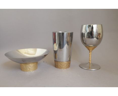 Three Pieces of Stainless Steel by Stuart Devlin (3)