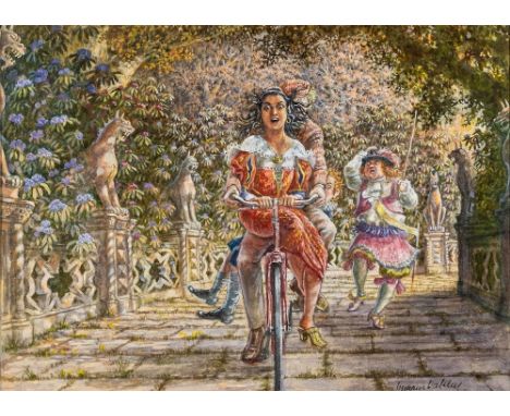 Graham Oakley [b.1929]-Once Upon a Time, A Prince's Fantastic Journey, p.15,'Super ... Fantastic...' he burbled and his ears 