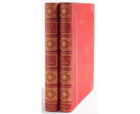 TYLER, J. Endell - Henry of Monmouth: or, Memoirs of the Life and Character of Henry the Fifth : 2 vols, most attractive half