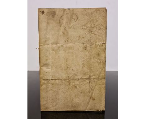 REGIMENT D'INFANTERIE DE LIGNE : 24 pages accounting book printed and in manuscript, paper cover, written in French with writ