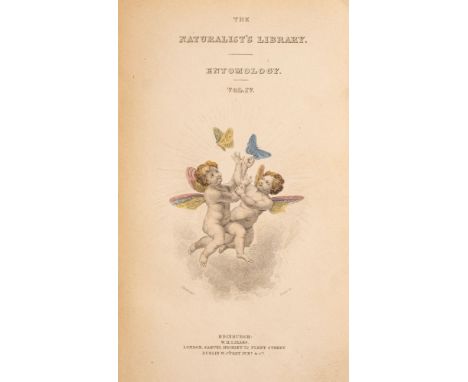 JARDINE : The Naturalist's Library - Vol. XL; Entomology; British Moths, Sphinxes : port frontispiece, hand coloured portrait