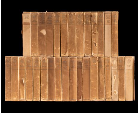 KIPLING, Rudyard - The Works : The Bombay Edition. Thirty one volume set, volume one signed by the Author. Original linen bac