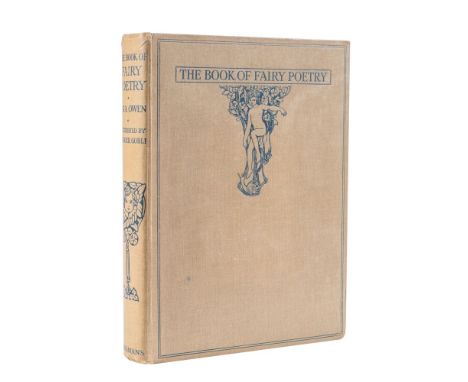 GOBLE, Warwick : (illustrator) - The Book of Fairy Poetry. Edited by Dora Owen. 16 tipped-in coloured plates mounted on dark 