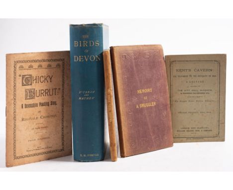 D'URBAN, W.S.M & MATHEW, Murray, A - The Birds of Devon : 2 folding maps, 9 plates inc.  5 'real' photographs and 4 coloured 