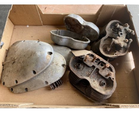 Douglas Mark series engine covers and cylinder heads.