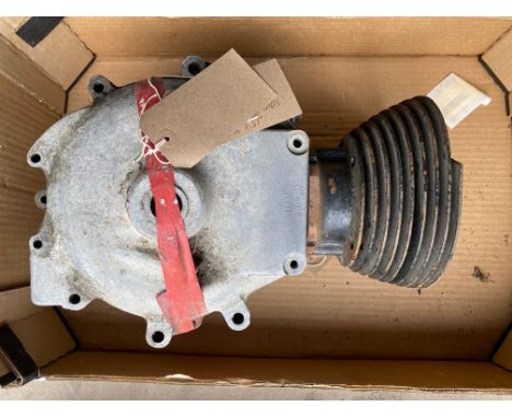 A Norton 500T engine, incomplete no. F3T 34998.