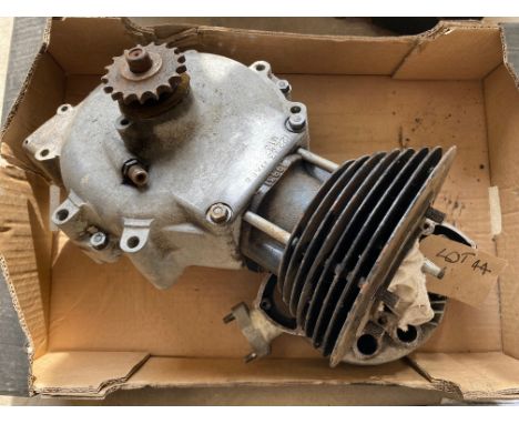 An incomplete Norton Model 50 engine, no. M13 72233.