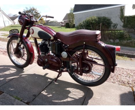 1955 BSA C11 250ccReg. no. OCR 759Frame no. C12 11519Engine no. BC11G 34130This bike now presents well after being almost ful