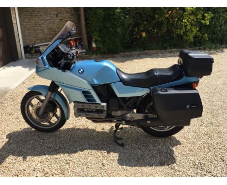 1985 BMW K100 RSReg. no. B753 AKEFrame no. 0080918Engine no. 0080918With tightening emission regulations, the BMW Boxer engin
