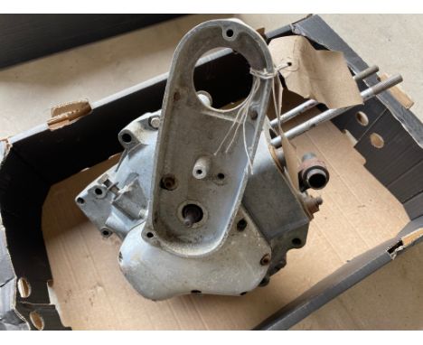 A Norton Model 50 engine bottom end, incomplete no. R13 90680.