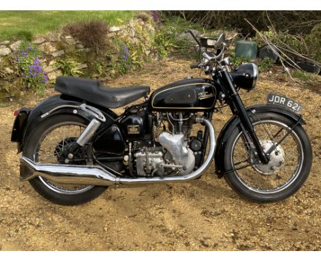 1954 Velocette MSS 500ccReg. no. JDR 621Frame no. 4428Engine no. 10639The 499cc MSS was reinvented in the mid-fifties and was