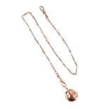 A MASONIC BALL PENDANT