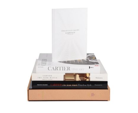 FIVE CARTIER REFERENCE BOOKS To include: Cartier, a Century of Cartier Wristwatches, by George Gordon, published by Alan Zie 