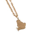 AN ANCHOR LINK CHAIN NECKLACE
