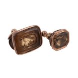 TWO GEORGE III FOB SEALS