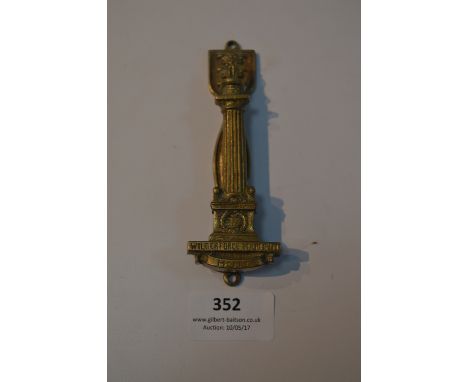 Brass Door Knocker "Wilberforce Monument Hull" 
