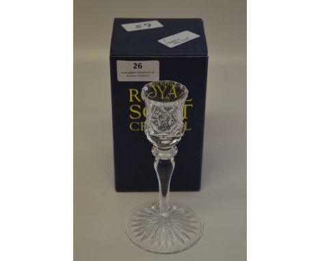 Royal Scot Crystal Candlestick 