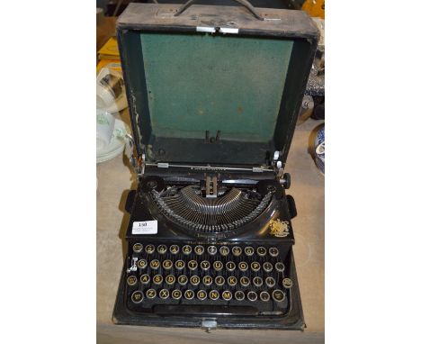 Cased Imperial Typewriter 