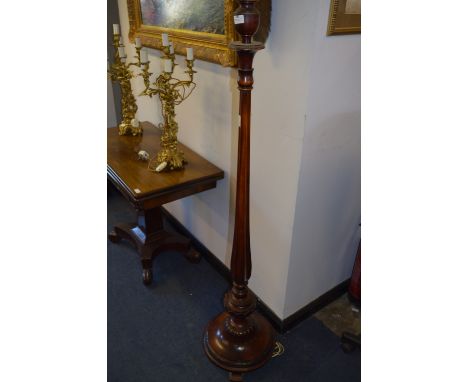 Mahogany Standard Lamp 