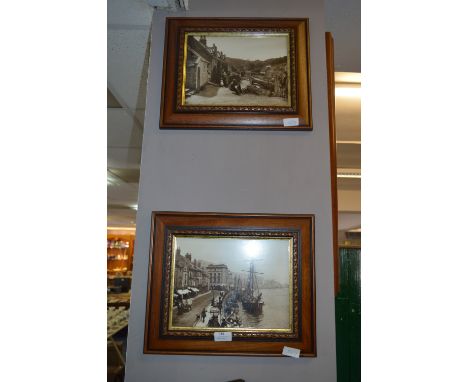Pair of Sutcliffe Photo Prints "Whitby" 