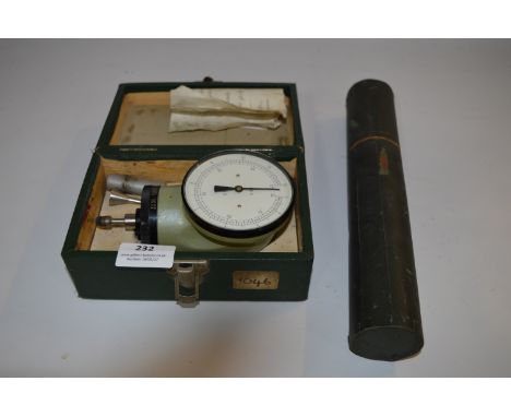Tachometer and a Glass Thermometer 