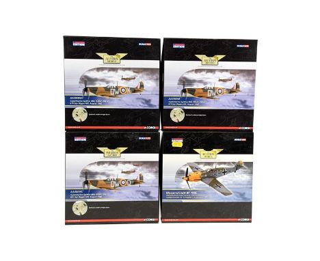 Corgi Aviation Archive 1:72 Scale Supermarine Spitfire MkI 610 Squadron Biggin Hill Group AA39204A X4067, AA39204B P9433 and 