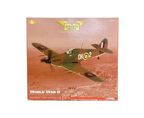 Corgi Aviation Archive AA35502 1:32 Scale Defenders Of Malta Hawker Hurricane IIC (E box E-G)