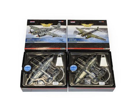 Corgi Aviation Archive 1:72 Scale Two Junkers Ju88s AA36703 Lister March 1943 and AA36704 Toskania Italy 1943 (both E boxes E