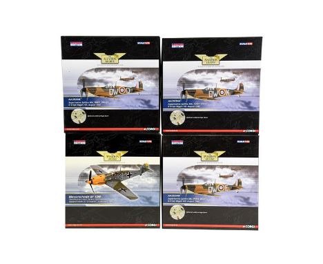 Corgi Aviation Archive 1:72 Scale Supermarine Spitfire MkI 610 Squadron Biggin Hill Group AA39204A X4067, AA39204B P9433 and 