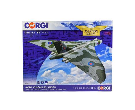 Corgi Aviation Archive AA27201 1:72 Scale Avro Vulcan B2 XH558 (E box E)