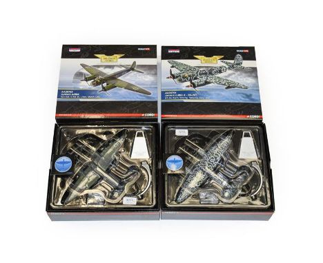 Corgi Aviation Archive 1:72 Scale Two Junkers Ju88s AA36703 Lister March 1943 and AA36704 Toskania Italy 1943 (both E boxes E