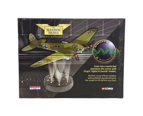 Corgi Aviation Archive Sights &amp; Sounds AA33709 1:72 Scale Heinkel He111 Blitz Bomber (E box E-G)