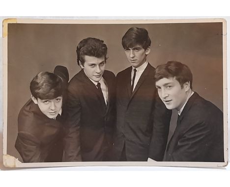 The Beatles photograph by HC Watmough marked on reverse Rough Proof and dated early 1962. The item is formerly the property o
