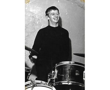Ringo Starr at the Cavern Club 22nd August 1962 photograph. The item is formerly the property of Beatles Fan Club secretary, 