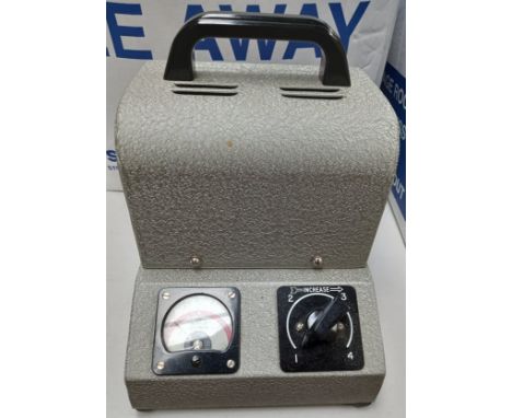 Bell &amp; Howell Phase 50 cycle Transformer with Bell &amp; Howell Model 640 Filmosound projector and Bell &amp; Howell Mode