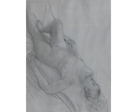 •Terence C. Rees (b.1936). Resting, pencil, initialled, 43cm x 55cm. Signed and titled verso. 