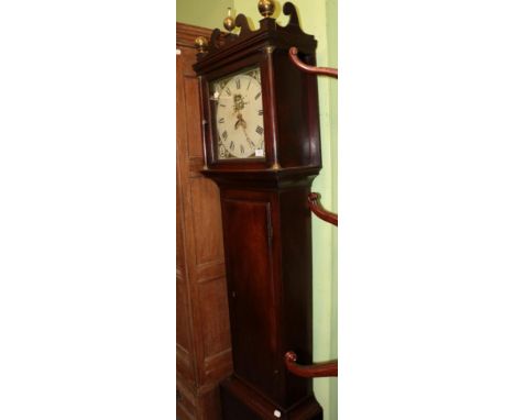 A mahogany thirty hour longcase clock, early 19th century