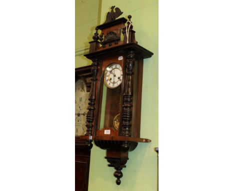 A small Vienna style wall clock 