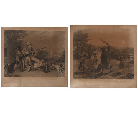 American Schoolpencil miniature portrait of a lady, in a gilt and rosewood frame, two maple wood framed prints and various An