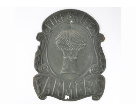 Farmers &amp; General Fire &amp; Life Insurance Institution,  1840-1888,  London, UK - A-94A-C,  W92A,  B-885, Copper, P, A-9