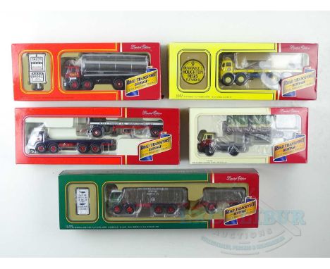 A group of CORGI 1:50 scale rigid and articulated lorries from the Road Transport Heritage series - VG/E in VG boxes (5)