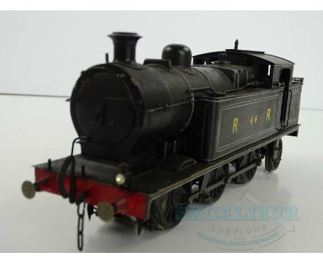 A kitbuilt O gauge standard scale Rhymney Railways R1 class 0-6-2 steam tank locomotive in RR dark green livery numbered 44 -